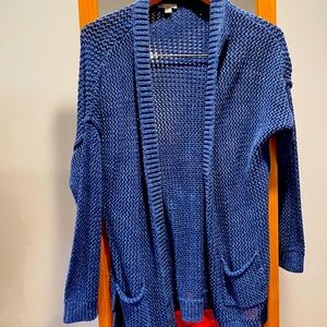 Gap Pastel Blue Knit Light Cardigan